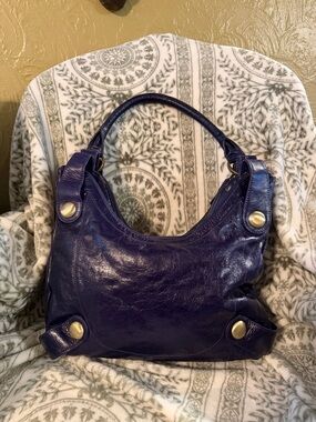 Latico Leather Hobo Bag - Deep Purple